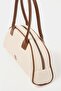 Beige Women's Retro Hand and Shoulder Bag - 3