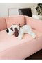 Melito Toyzz 45-50 cm Cream Plush Dog Toy Pillow Sleeping Companion - 2