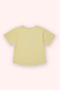 Baby Girl Yellow T-Shirt with Print Detail - 3