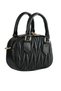 Stylish Patterned Soft Crossbody Women's Hand and Shoulder Bag Black - 4