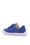 Pearl Double Velcro Leather Fur Lined Unisex Shoes Denim - 4