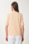 Padded Interlock T-Shirt Peach Lus0085 - 7