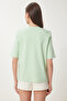 Padded Interlock T-Shirt Light Green Lus0085 - 7