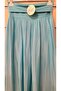 Italian Silk Trousers with Solid Pattern - 3