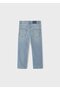 Summer Men's Basic Regular Fit Denim Trousers - Blue - 2