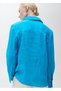 Ramie Shirt with Hidden Buttons - 4