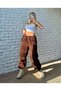 Unisex Urban Baggy Parachute Pant I Wide Leg Relaxed Fit Adjustable Cotton Fabric Parachute Trousers