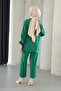 Tie-Up Detailed Suit Green - 5