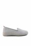 White Genuine Leather Women's Ballerinas01331055603