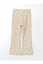 Floral Girl's Leggings with Elastic Waist, 2-Piece - 4