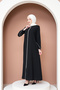 White Striped Ferace with Stylish and Elegant Posture, Stay Comfortable Ferace - 8