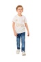 3-Piece Men's Suit with Jeans Pants and Striped Shirt - 6