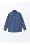 Nevavm Comfortable Fit Long Sleeve Gabardine Men's Shirt Jacket with Difference - 5