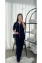 Lena Underwear Yumoş Piping Detailed Short Sleeve Pajama Set
