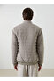 Nevavm Slim Fit Stand Collar Men's Coat with Difference - 4