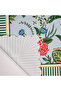 Green Line Decorative Botanical Flowers Design Laser Cut Oven Cover 40X53Cm - 3