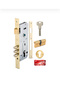 2000 Steel Door Lock 45mm Nickel - 3