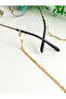 Gold Stylish Women's 80 cm Glasses Chain Designed with Steel Chain - 2