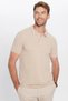 Men's 5-Pack Navy Blue-Khaki-Earth-Beige-Grey Slim Fit Slim Fit Cotton Plain Pique Polo Neck T-Shirt - 6