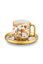 Istanbul Porcelain Dolmabahce Coffee Cup Set for 6 People - 7
