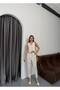 Stylish Casual Trend Linen Fabric Gold Buttoned Short Vest - 5