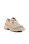 Pc-54319 Z Beige Suede Men's Casual Shoes
