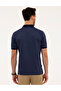 Dark Navy Blue Slim Fit Polo Neck T-Shirt - 3