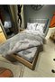 Single Welsoft Pufidik Sleeping Set (With Elastic Sheet) Gray Feather - 8