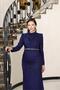 Dilara Evening Dress Navy Blue Tbsfvm208 - 2