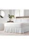 Bed Base Ruffle Bed Skirt Double Size 42X800