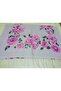 Elegant Vivid Rose Pattern Cotton Shawl with Tassels, Prayer Cover 180X70Cm