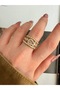Vip Series - Zircon Stone Bottom Adjustable Women's Ring - 3