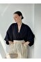 Design Mini Kimono Women's Black Color - 3