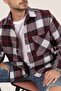 قميص رجالي من Lumberjack مقاس كبير باللون الأبيض الكرزي - 2