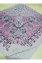 Elegant Vivid Patterned Cotton, Sal, Scarf, Prayer Cloth 90X90 cm - 3