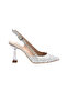   Kindep Closed Toe Women's Shoes with Heels - Silver - 2