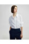 Linen Shirt with Hidden Placket