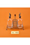 Julia Metal 2-Piece Glass Oil Bottle - Transparent / Black - 200 ml - 2