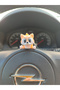 Cute Dog Shiba Torpedo Pillar Akseseve Rearview Mirror Ornament