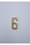 Brass Casting Number 4cm Plain No:6