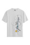 Abstract Nature - 100% Cotton Women's White T-Shirt - Premium Quality