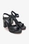 Cisela Black Genuine Leather Women's Heeled Shoes - 4