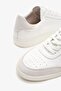 Cosmos White Genuine Leather Women's Sneakers - 5