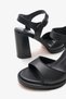 Cisela Black Genuine Leather Women's Heeled Shoes - 5