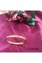 Roman Numeral Zircon Stone Tarnish-Free Stainless Steel Handcuff Bracelet - 5