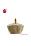 2424 وعاء تمر مع غطاء روز (6.5*12) سم