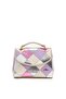 Lusi Hand and Crossbody Bag Genuine Leather Beige Multi