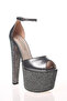 17 cm Very High Platform Stone Evening Dress Shoes - 3