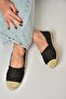 D280250017 Black Straw Casual Women's Shoes - 2