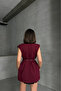 Women's Loose Belt Sleeveless Blazer Jacket Nbg076 - 6